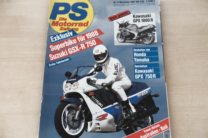 Deckblatt PS Sport Motorrad (11/1987)